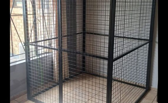 Large bird cage steel refurbishment