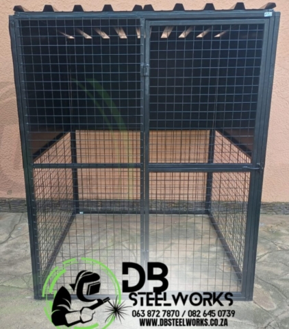 Manufactured large steel bird cage